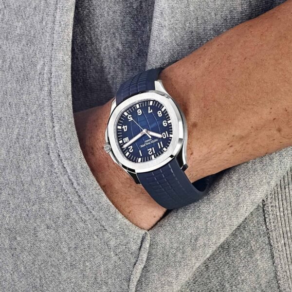 Patek Philippe Aquanaut 5168G-001 White Gold Blue Dial