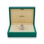 Rolex Day-Date 228206 Platinum Ice Blue Arabic Dial Smooth Dial