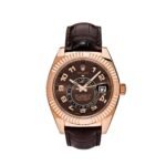 Rolex Sky-Dweller 326135 Rose Gold Chocolate Dial