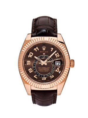 Rolex Sky-Dweller 326135 Rose Gold Chocolate Dial