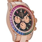 Rolex Daytona 116595RBOW 'Rainbow' Rose Gold Black Dial Sapphire Bezel