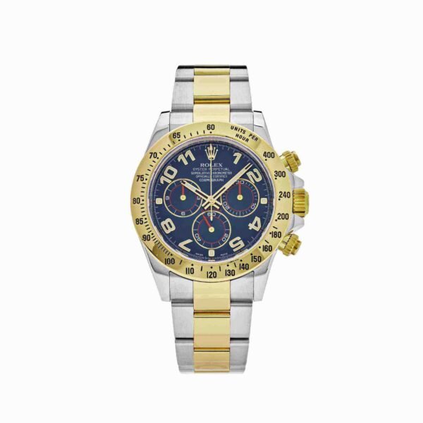 Rolex Cosmograph Daytona 116523-0045 Stainless Steel and Yellow Gold Blue Dial