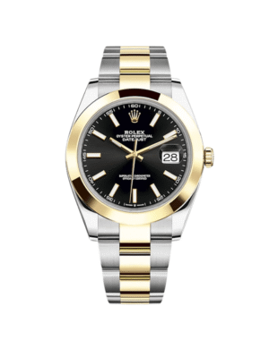 Rolex Datejust 126303 Stainless Steel Yellow Gold Black Dial