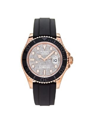 Rolex Yacht-Master 116655 Rose Gold Pave Diamond Dial (2020)