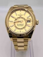Rolex Sky-Dweller 326938 Yellow Gold Champagne Dial