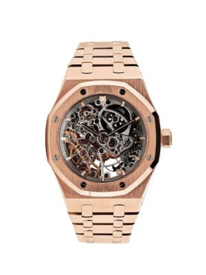 Audemars Piguet Royal Oak 15467OR.OO.1256OR.01 Double Balance Wheel Openworked Rose Gold