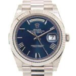 Rolex Day-Date 228239-83419 40mm 18KT White Gold Stainless Steel Automatic Blue Dial