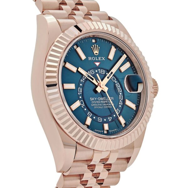 Rolex Sky-Dweller 336935 Everose Gold Blue Dial Jubilee