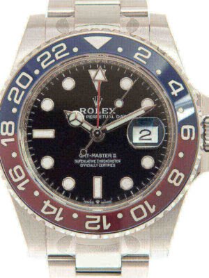 Rolex GMT Master II 116719BLRO 40mm Pepsi Blue and Red Bezel Stainless Steel Automatic Black Dial