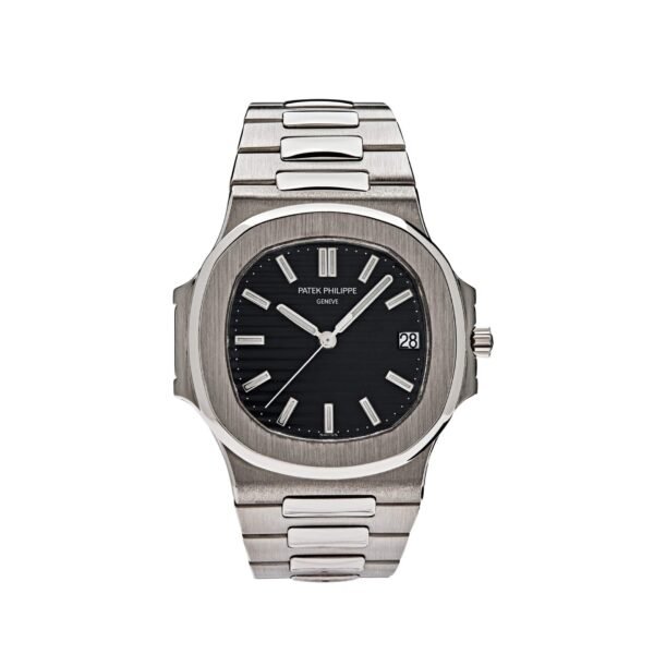 Patek Philippe Nautilus 3711/1G-001 White Gold Black Dial Date (2005)