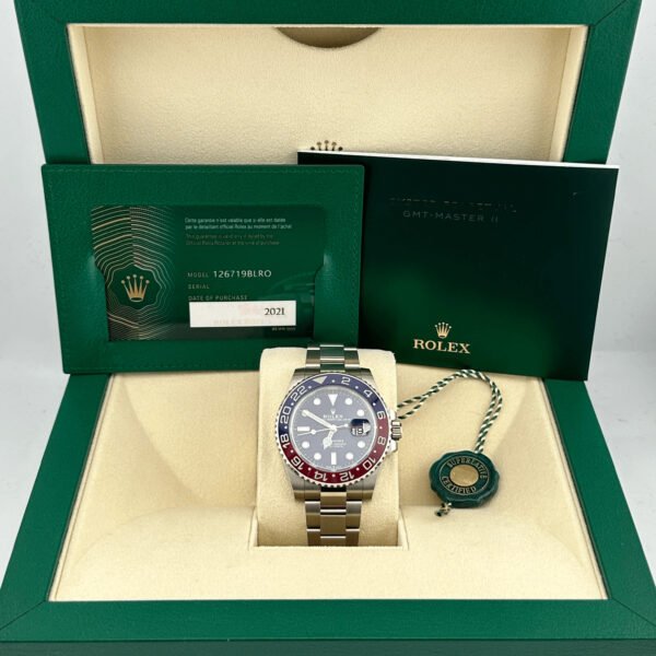 Rolex GMT-Master II 126719BLRO 'Pepsi' White Gold Blue Dial