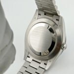 Rolex Day-Date 228396TBR Platinum Diamond Bezel Ice Blue Diamond Dial