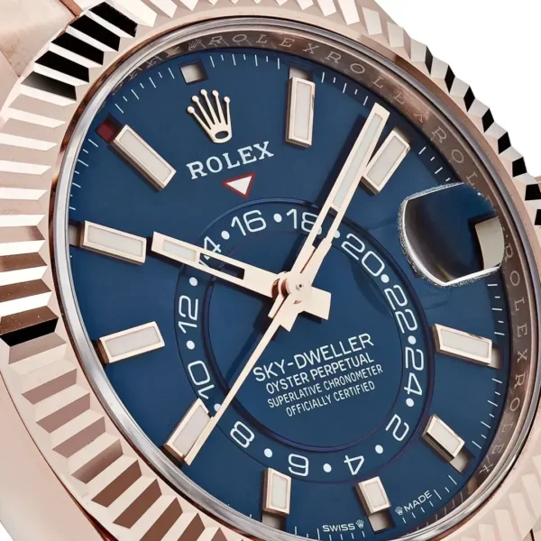 Rolex Sky-Dweller 336935-0001 Rose Gold Blue Dial