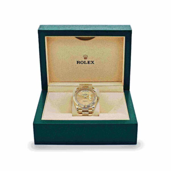 Rolex Day-Date 128238-0045 Yellow Gold Champagne Dial