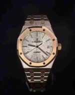 Audemars Piguet Oak Selfwinding Silver dial, 37mm, Steel and 18k Rose gold, 15450SR.OO.1256SR.01