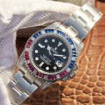 Rolex Submariner M126610LN-0007 Silver Blue/Red Diamond