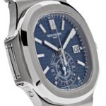 Patek Philippe Nautilus 5976/1G-001 '40th Anniversary' Chronograph White Gold Blue Diamond Dial Limited Edition (2018)