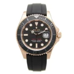 Rolex Yacht-Master 116655 Black 40mm Automatic Black Dial 18 ct Everose Gold