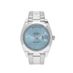 Rolex Day-Date 228206 Platinum Ice Blue Diamond Dial