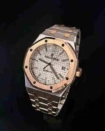 Audemars Piguet Oak Selfwinding Silver dial, 37mm, Steel and 18k Rose gold, 15450SR.OO.1256SR.01