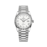 Rolex Day-Date 128239-0059 White Gold White Dial