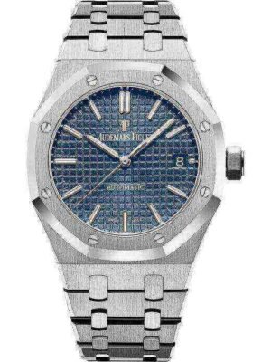 Audemars Piguet Oak Selfwinding Blue dial, 37mm, Stainless steel, 15450ST.OO.1256ST.03