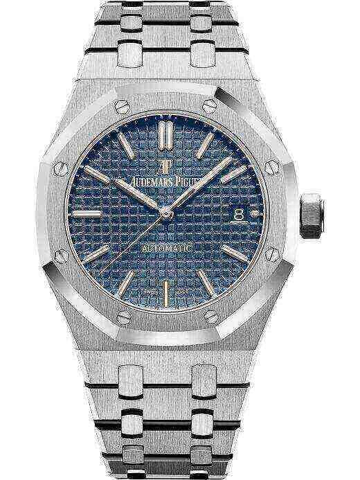 Audemars Piguet Oak Selfwinding Blue dial, 37mm, Stainless steel, 15450ST.OO.1256ST.03