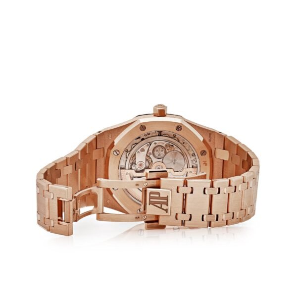 Audemars Piguet Royal Oak 15202OR.OO.1240OR.01 'Jumbo' Extra-Thin Rose Gold Blue Dial
