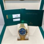 Rolex Daytona 116508 Yellow Gold Blue Racing Arabic Dial