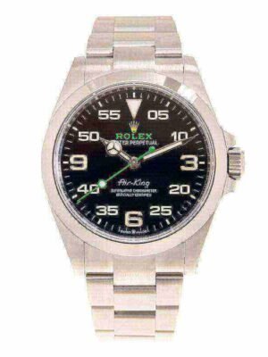 Rolex Air King 126900-0001 40mm Stainless Steel Automatic Black Dial