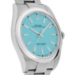 Rolex Oyster Perpetual 124300 Stainless Steel Tiffany Blue Turquoise Dial