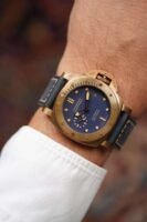 Panerai Submersible Bronzo Blu Abisso PAM01074 Brushed Bronze Blue Dial