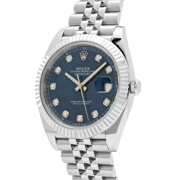 Rolex Datejust 126334-62610 Stainless Steel Blue Diamond Dial Jubilee (2023)