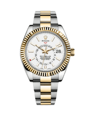 Rolex Sky-Dweller 326933 Stainless Steel Yellow Gold White Dial (2022)