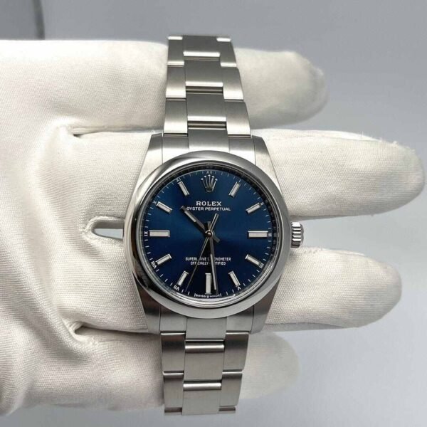 Rolex Oyster Perpetual 124200 Stainless Steel Blue Dial