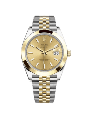 Rolex Datejust 126303 Stainless Steel Yellow Gold Champagne Dial Jubilee