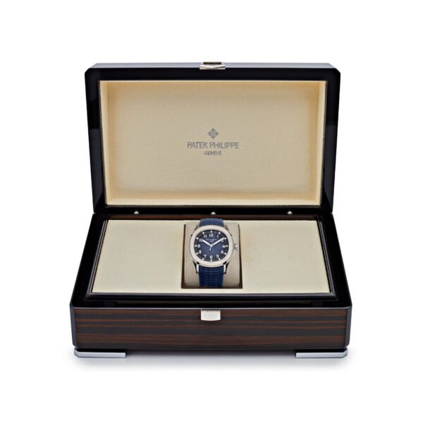 Patek Philippe Aquanaut 5168G-001 White Gold Blue Dial