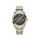 Rolex Datejust 126303-72613 'Wimbledon' Yellow Gold Stainless Steel Slate Dial (2021)