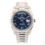 Rolex Day-Date 228239-83419 40mm 18KT White Gold Stainless Steel Automatic Blue Dial