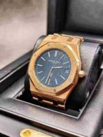 Audemars Piguet Oak Jumbo Extra-thin 39mm Blue dial Yellow Gold Watch 15202BA.OO.1240BA.01
