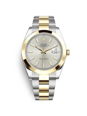 Rolex Datejust 126303 Stainless Steel Yellow Gold Silver Dial