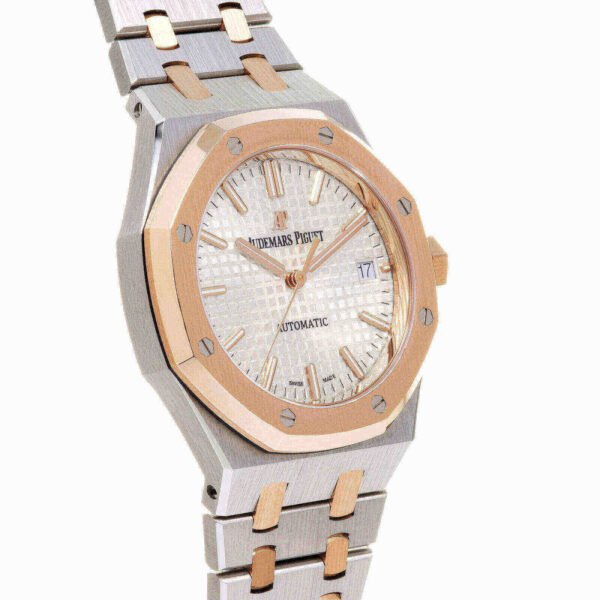 Audemars Piguet Oak Selfwinding Silver dial, 37mm, Steel and 18k Rose gold, 15450SR.OO.1256SR.01