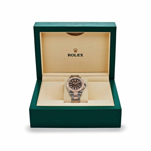 Rolex Yacht-Master 126621 Stainless Steel Rose Gold Brown Dial