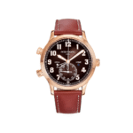 Patek Philippe Calatrava 5524R-001 'Pilot' Travel Time Rose Gold Brown Dial