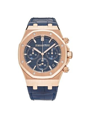 Audemars Piguet Royal Oak 26240OR.OO.D315CR.01 Chronograph '50th Anniversary' Rose Gold Blue Dial (2022)