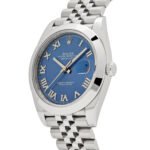 Rolex Datejust 126300 Stainless Steel Blue Roman Dial Jubilee