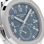 Patek Philippe Aquanaut 5164G-001 'Travel Time' White Gold Blue-Gray Dial