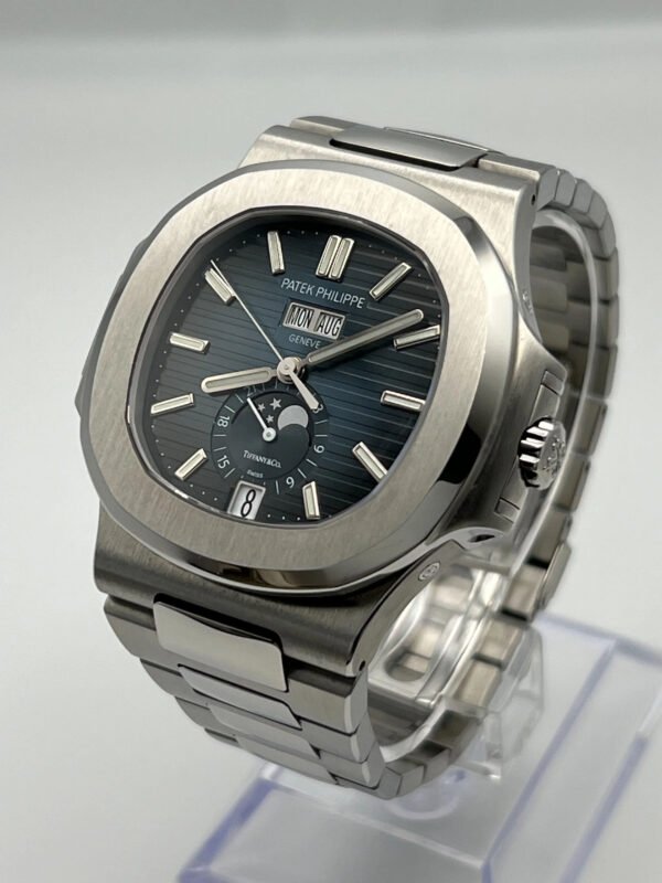 Patek Philippe Nautilus 5726/1A-014 'Tiffany & Co.' Moon Phase Stainless Steel Blue Dial