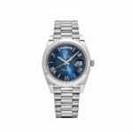 Rolex Day-Date 228206 Platinum Blue Dial