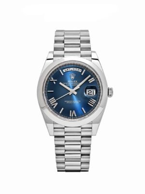 Rolex Day-Date 228206 Platinum Blue Dial